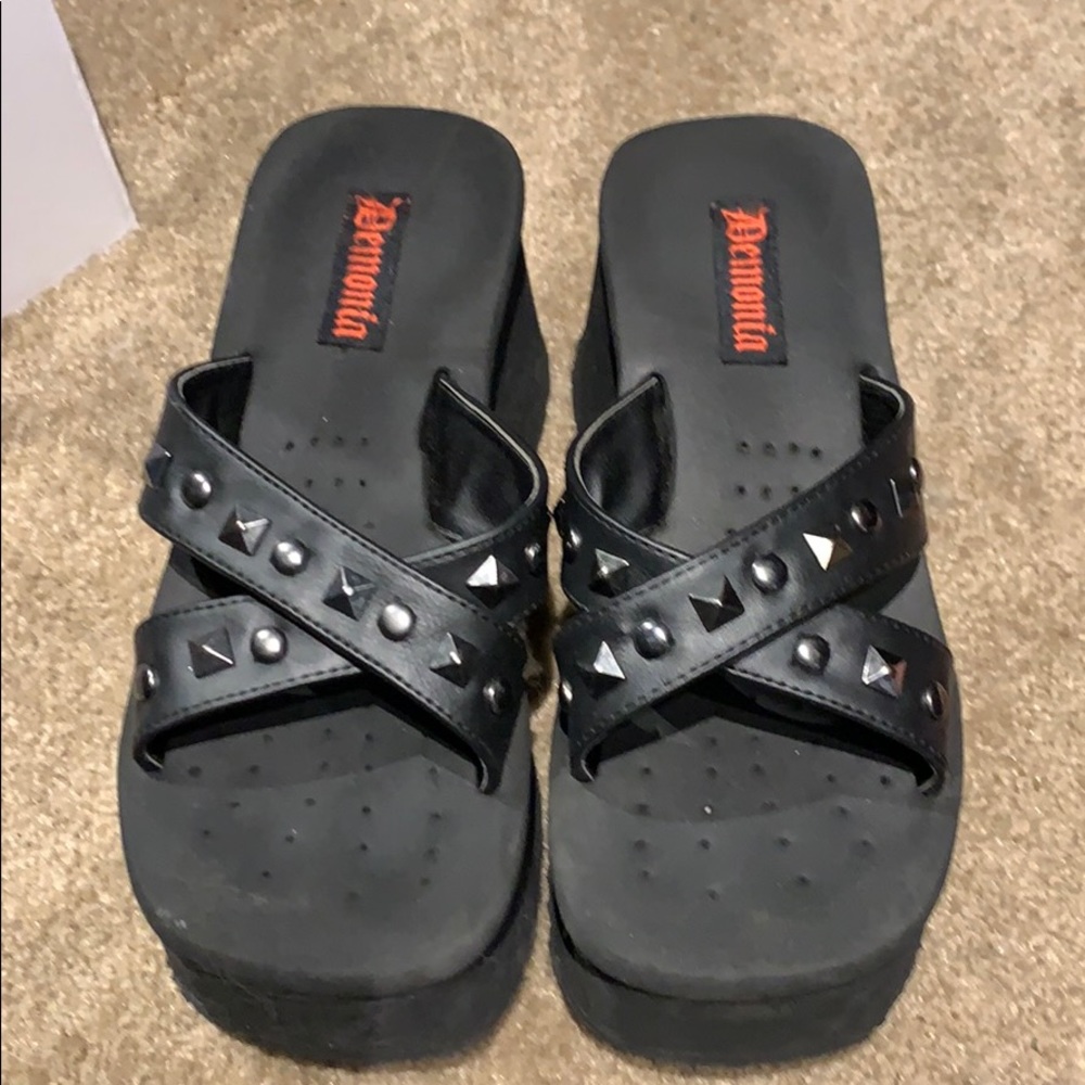 Demonia platform sandals